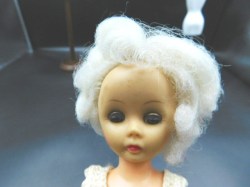 debbie white hair crochet face a